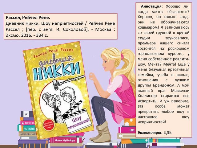 Дневник ники. Рейчел Рене Рассел.