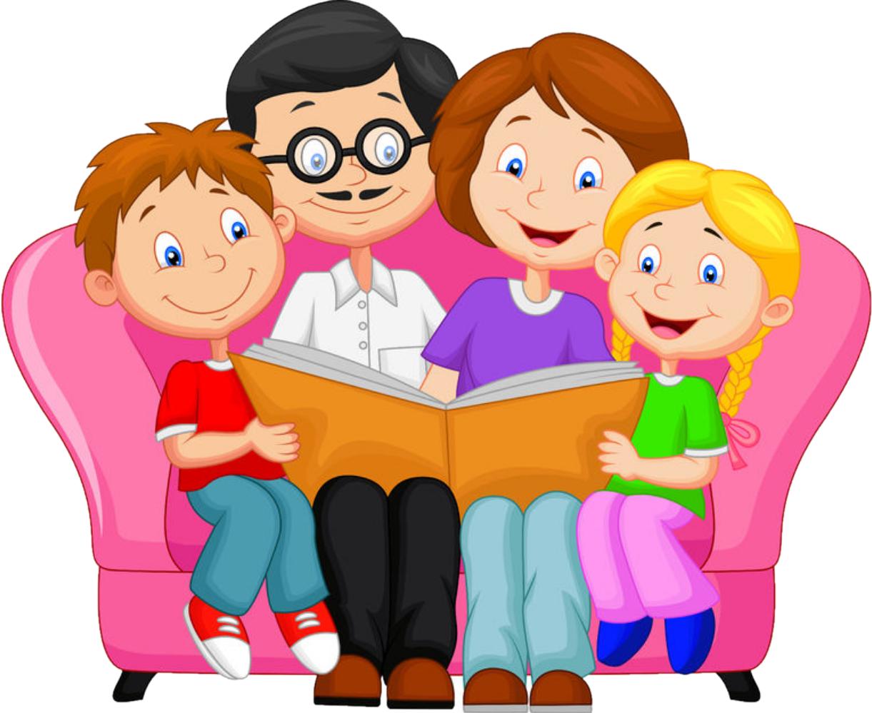 Читаем всей семьей конкурс. Семейное чтение. Читающая семья. Родители и дети клипарт. Книги о семье.
